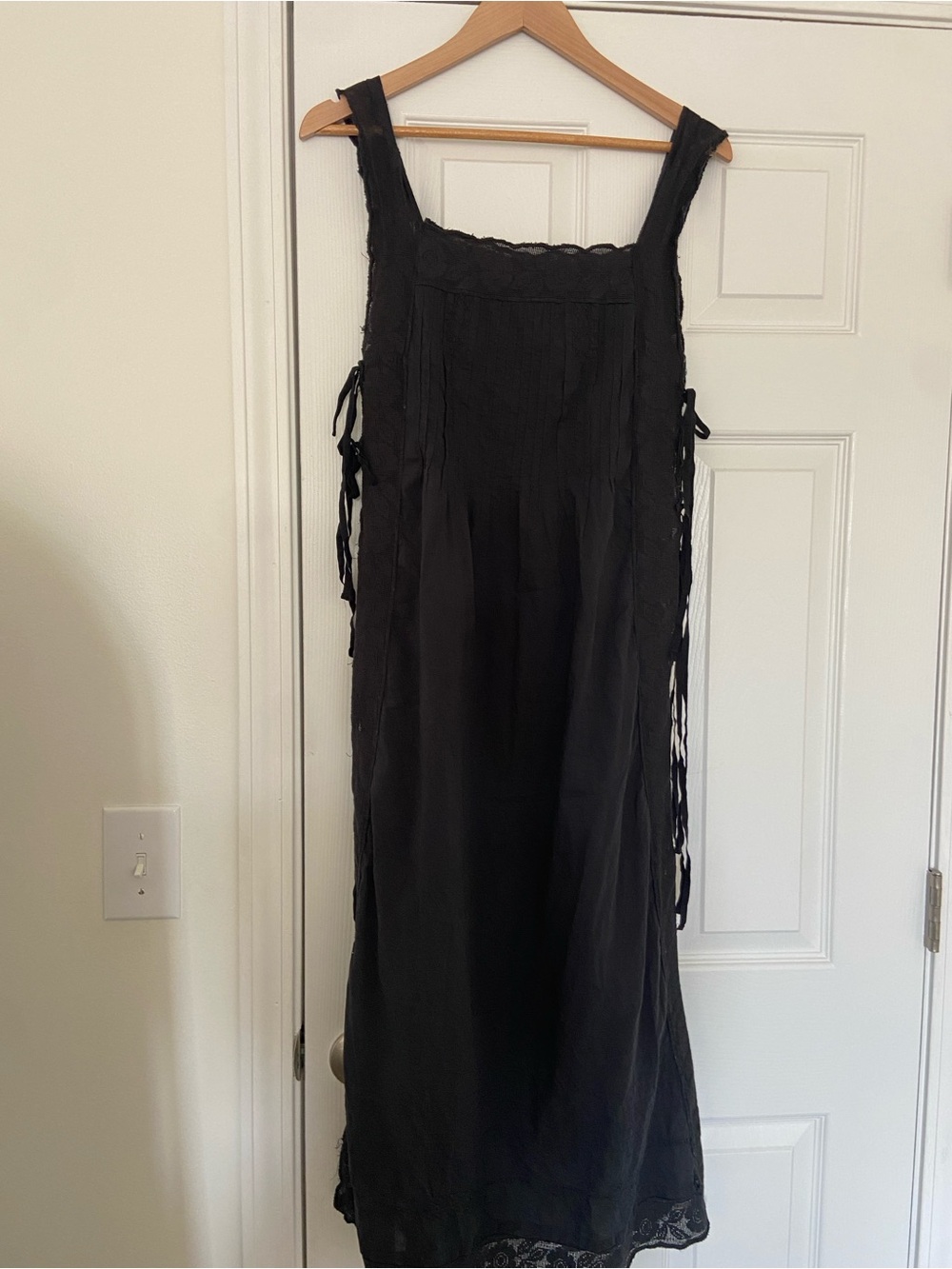 The GREAT. Attic lace dress in black size 0 - Picture 2 of 8